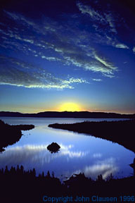 Sunrise Across Lake Tahoe/Emerald Bay